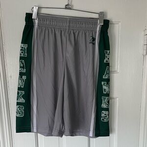 Dynamic Men’s Small Gray and Green Men's Shorts NWOT Basketball Hawks B6
